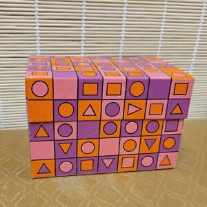 Vintage 1970's  Retro Recipe Tin Box